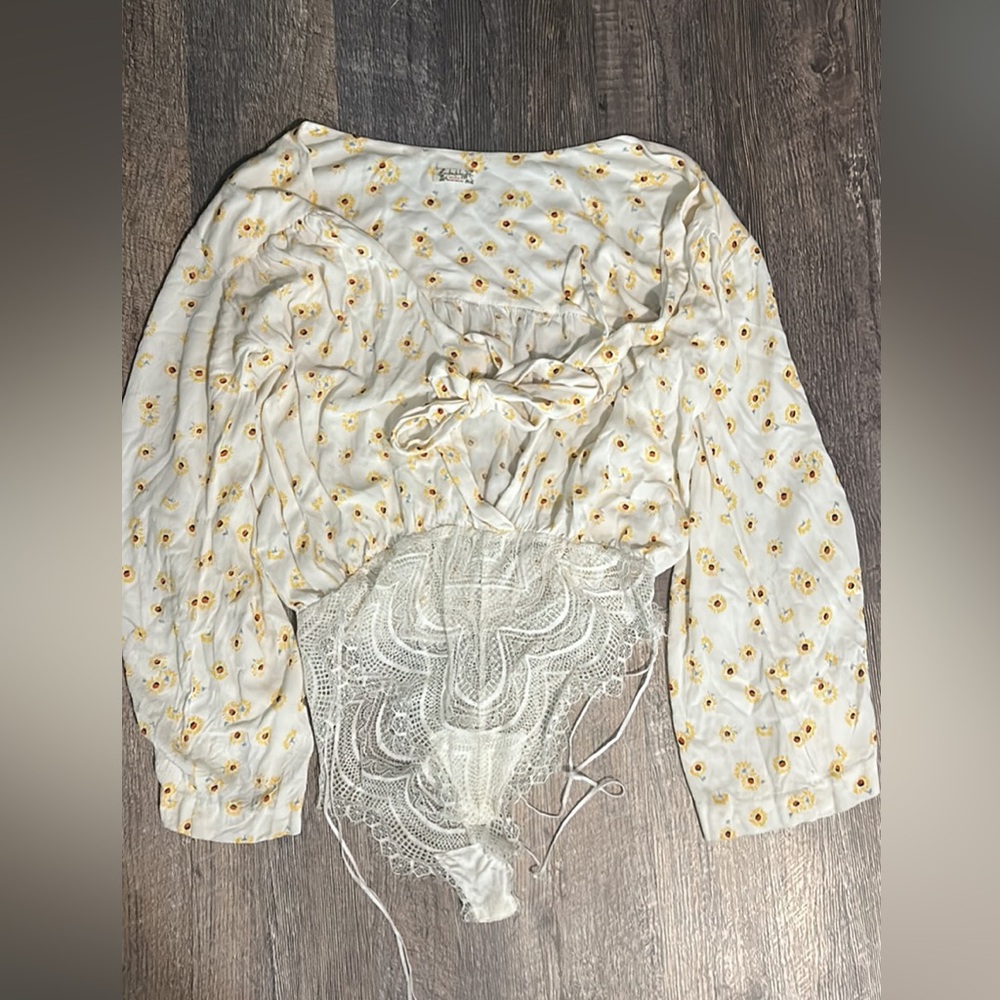 One piece tie blouse summer